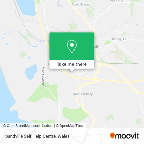 Sandville Self Help Centre map