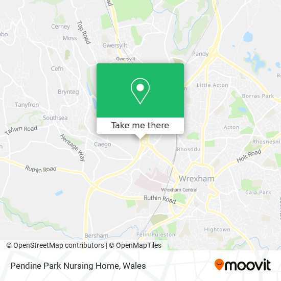 Pendine Park Nursing Home map