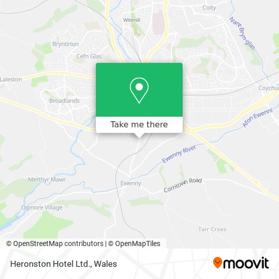 Heronston Hotel Ltd. map