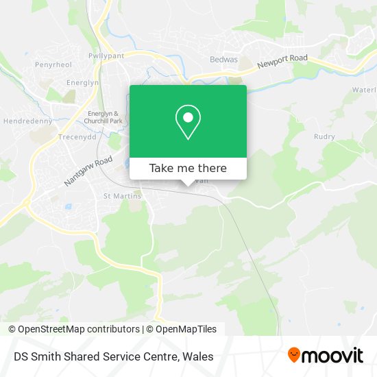 DS Smith Shared Service Centre map