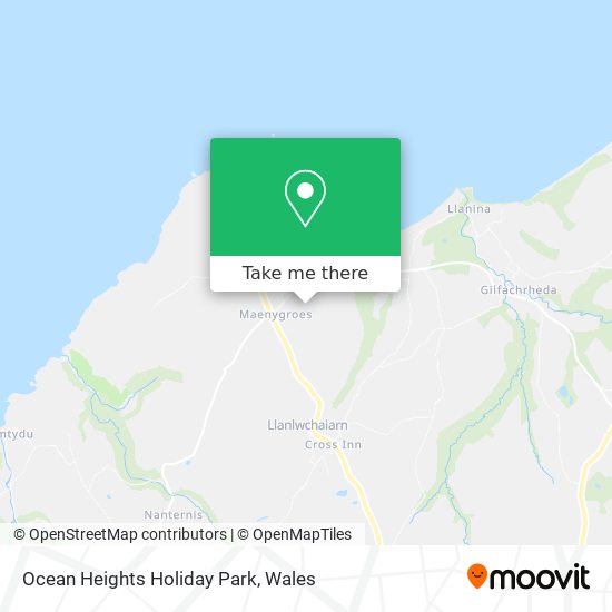 Ocean Heights Holiday Park map