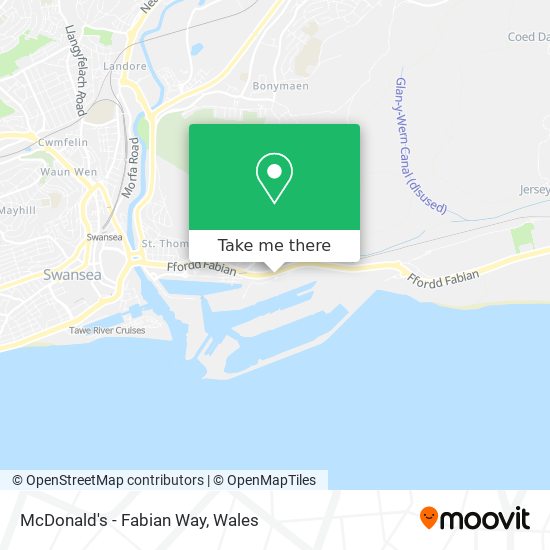 McDonald's - Fabian Way map