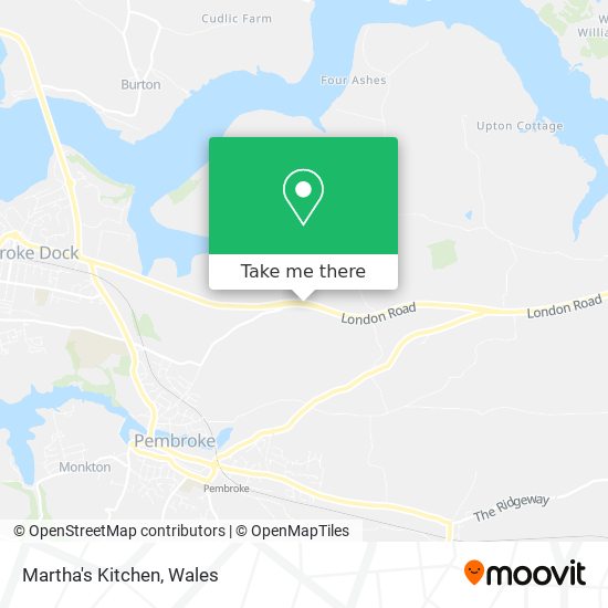 Martha's Kitchen map