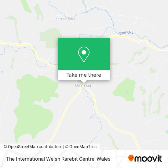 The International Welsh Rarebit Centre map