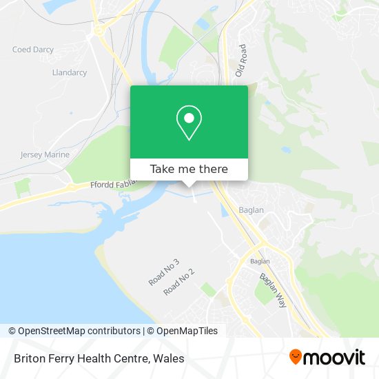 Briton Ferry Health Centre map