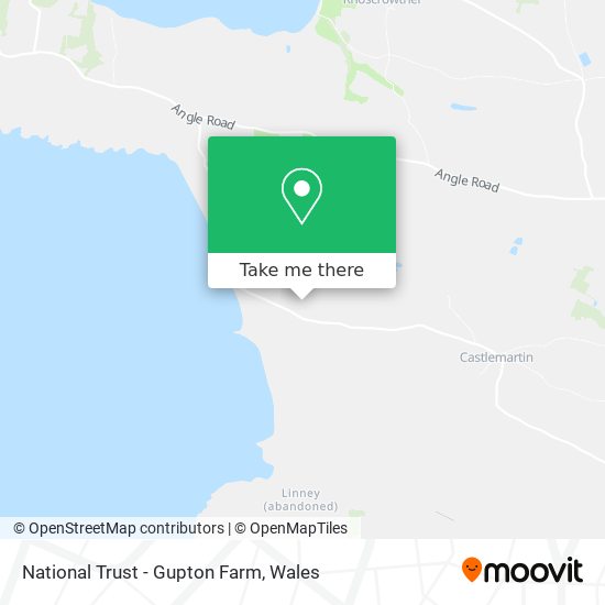 National Trust - Gupton Farm map