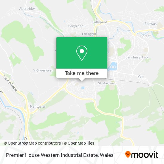 Premier House Western Industrial Estate map