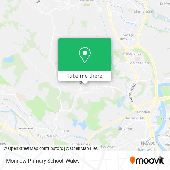 Monnow Primary School map