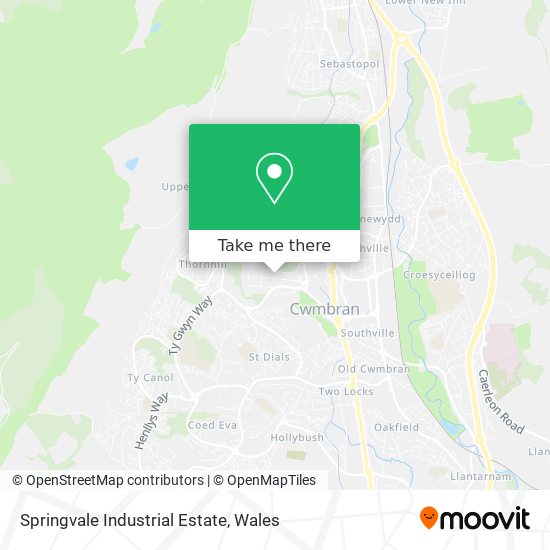 Springvale Industrial Estate map