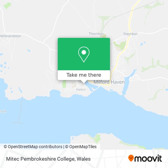 Mitec Pembrokeshire College map