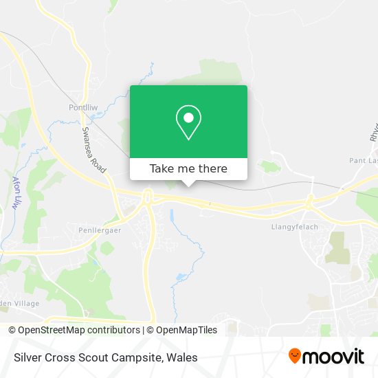 Silver Cross Scout Campsite map
