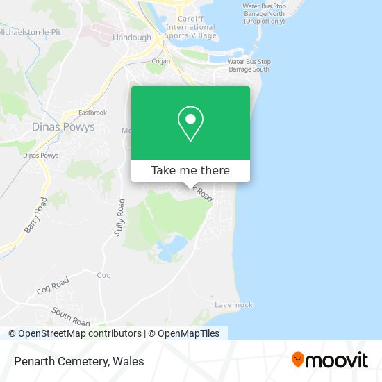 Penarth Cemetery map
