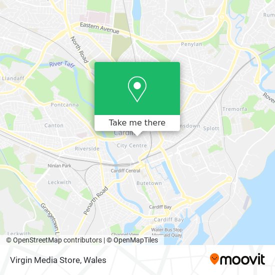 Virgin Media Store map
