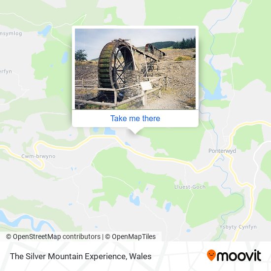 The Silver Mountain Experience map
