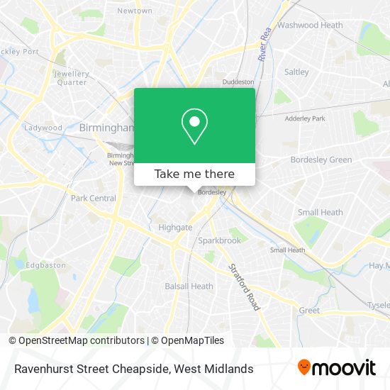 Ravenhurst Street Cheapside map