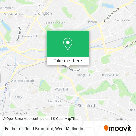 Fairholme Road Bromford map