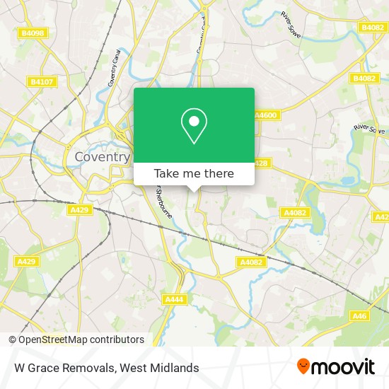 W Grace Removals map