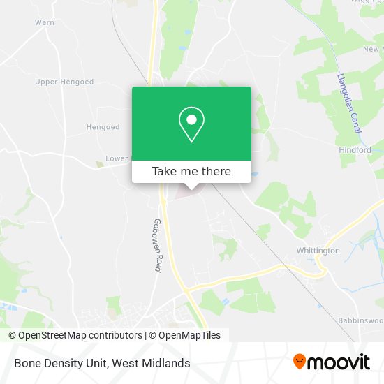 Bone Density Unit map