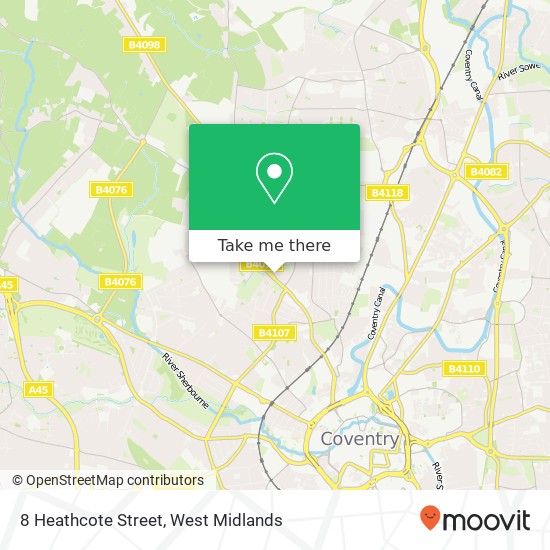 8 Heathcote Street, Coventry Coventry map
