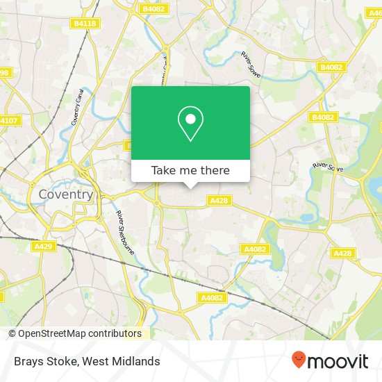 Brays Stoke, Coventry Coventry map