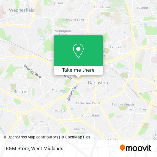 B&M Store map