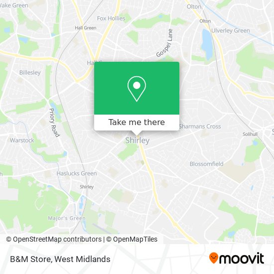 B&M Store map