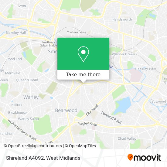 Shireland A4092 map