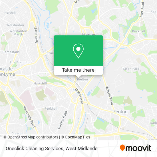 Oneclick Cleaning Services map