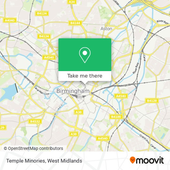 Temple Minories map