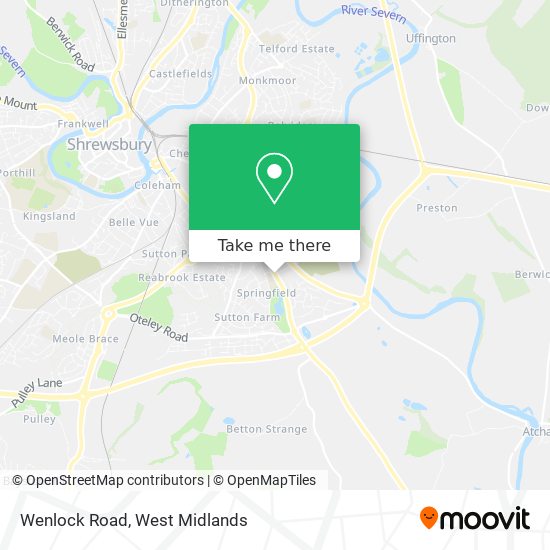 Wenlock Road map