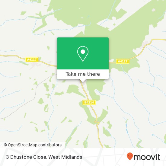 3 Dhustone Close, Clee Hill Ludlow map