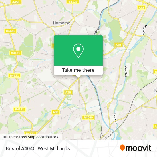 Bristol A4040 map