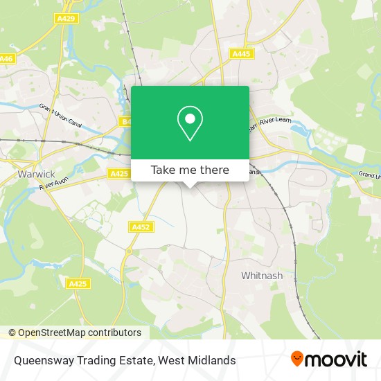 Queensway Trading Estate map