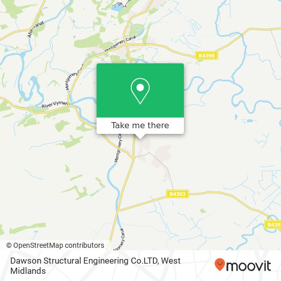 Dawson Structural Engineering Co.LTD, The Street Four Crosses Llanymynech SY22 6 map