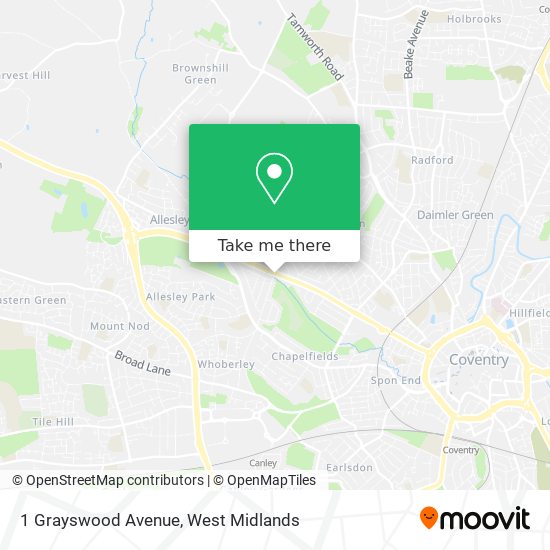 1 Grayswood Avenue map