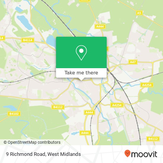 9 Richmond Road, Nuneaton Nuneaton map