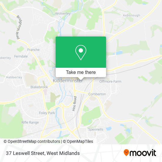 37 Leswell Street map