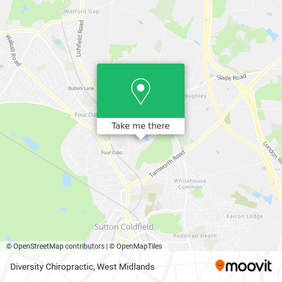 Diversity Chiropractic map