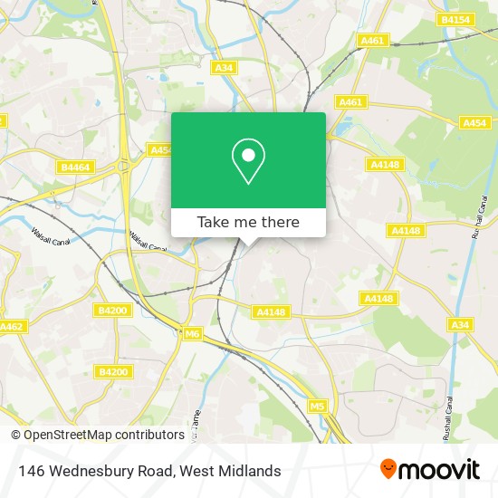 146 Wednesbury Road map