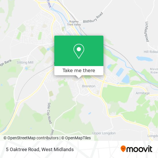 5 Oaktree Road map