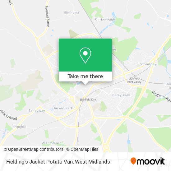 Fielding's Jacket Potato Van map