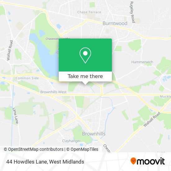 44 Howdles Lane map