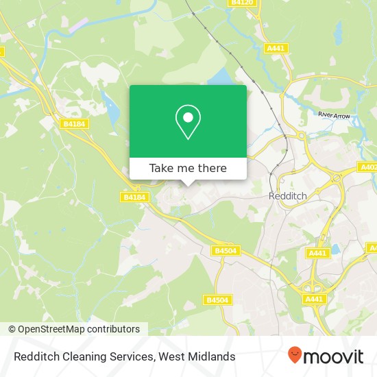 Redditch Cleaning Services, Foxlydiate Crescent Redditch Redditch B97 6NA map