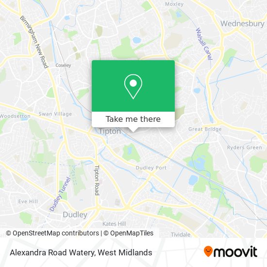 Alexandra Road Watery map