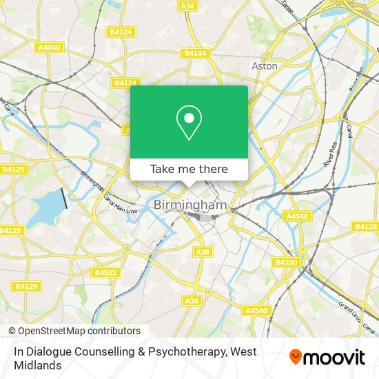 In Dialogue Counselling & Psychotherapy map