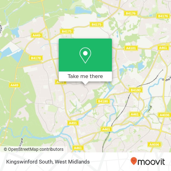 Kingswinford South map