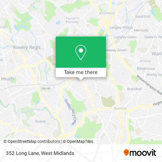 352 Long Lane map