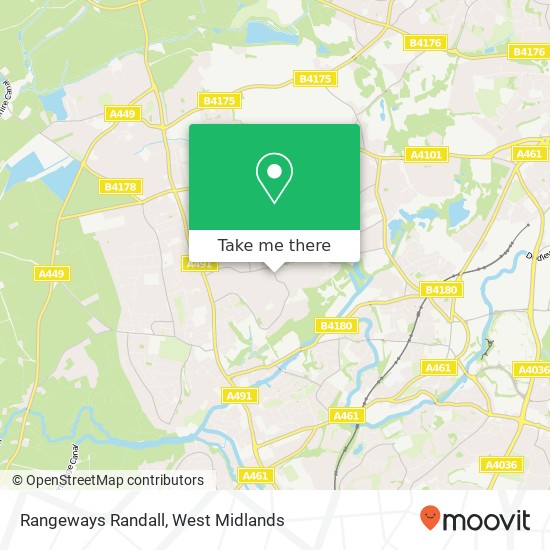 Rangeways Randall, Kingswinford Kingswinford map