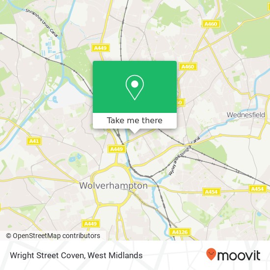 Wright Street Coven, Wolverhampton Wolverhampton map