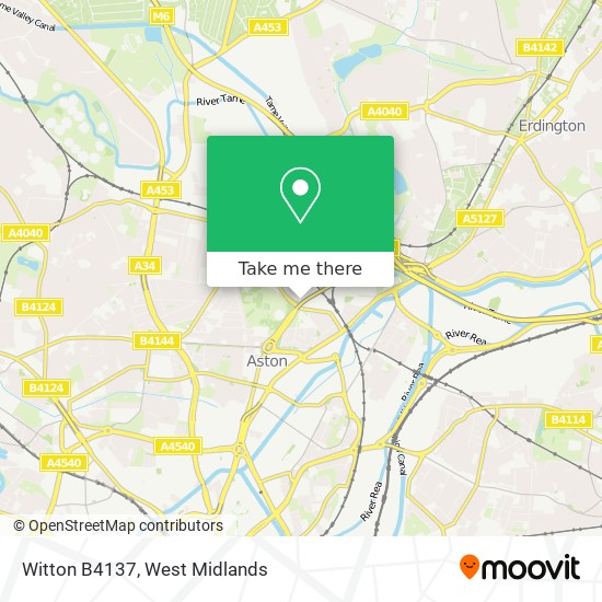 Witton B4137 map